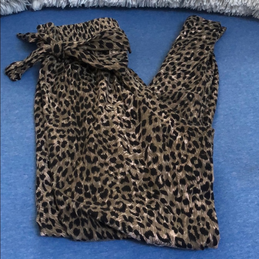 Leopard highwaist pants